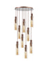 Brooks Slim Round Pendant 9 Light